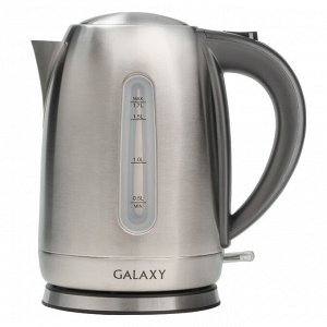 Чайник Galaxy GL 0324 (6шт) Чайник электрический  2200 Вт, объем 1,7 л, корпус из нержавеющей сталиA, скрытый нагревательный элемент, съемный фильтр, автоотключение при закипании, автоотключение при о