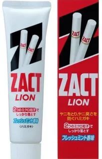 171898 "Lion" " Zact" Зубная паста для устранения никотинового налета и запаха табака 150 гр .(в коробке) 1/80