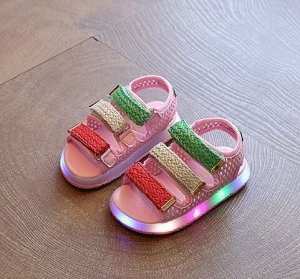 Детские летние светящиеся сандалии