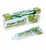 DABUR HERB&#039;L Toothpaste NEEM/ Зубная паста с нимом + зубная щётка ср. Жесткости 150г.
