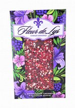 13.60.40 Шоколад &quot;Fleur Libertad&quot; темный с натуральной ежевикой и жаренным кешью 80г*8шт