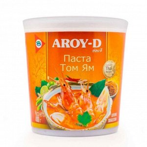 Tom Yum Paste, AROY-D (Соус на основе растительных масел ПАСТА ТОМ ЯМ, Арой-д), 400 г