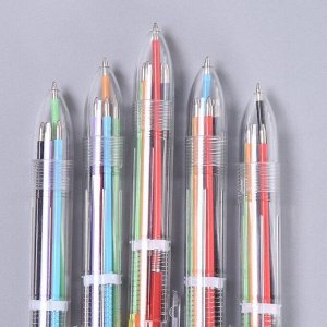 Многоцветная шариковая ручка 6 цветов