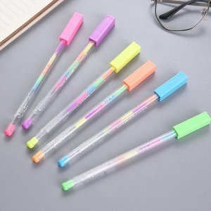 Гелевая разноцветная ручка