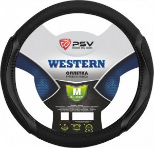 Оплётка на руль PSV WESTERN (Черный) M