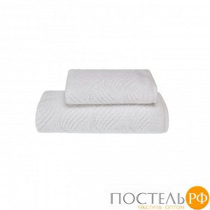 1010G10123101 Soft cotton лицевое полотенце WAVE 50х100 белый