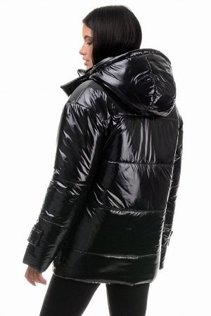 Куртка демисезонная «Лиана», 42-48, арт.299 черный