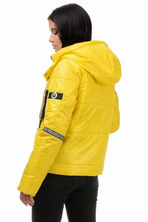 Куртка демисезонная «Мэган», 42-48, арт.298 желтый