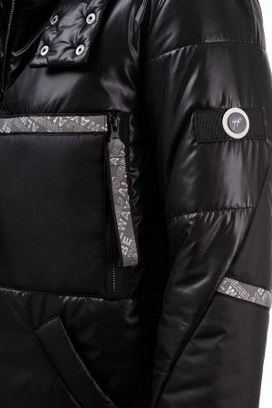 Куртка демисезонная «Мэган», 42-48, арт.298 черный
