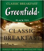 Чай Гринфилд Classic Breakfast пакет термосаше в п/э уп. для Horeka 2г 1/100/10
