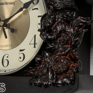 Часы настенные с кукушкой "Белочки", плавный ход, 53 х 7 х 35 см, черные