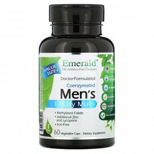 Emerald Laboratories, Coenzymated Men&#x27 - s 1-Daily Multi, 60 Vegetable Caps