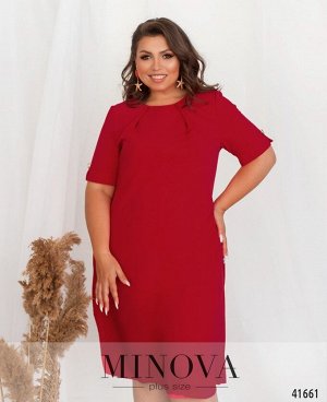 Платье №0142-красный