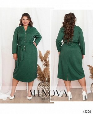 Платье №19-038-Зелёный