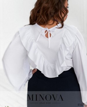 Блуза №7010-1-белый