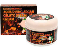 Elizavecca Aqua Rising Argan Gelato Steam Cream Крем паровой увлажняющий с аргановым маслом