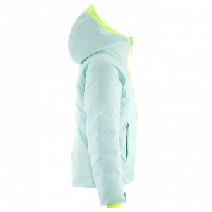 Куртка лыжная детская зеленая 580 warm wedze