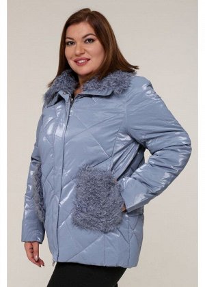 Женская зимняя куртка 20436 Голубой