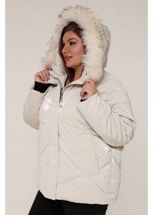 Женская зимняя куртка 20535 Бежевый