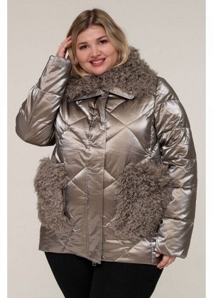 Женская зимняя куртка 20436 Золотой