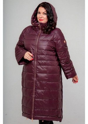 Женское зимнее пальто 19-226, Слива