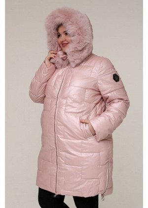 Женская зимняя куртка 20542 Розовый