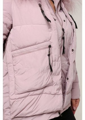 Женская зимняя куртка 203-18 Розовый
