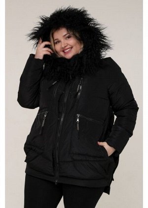 Женская зимняя куртка 203-18 Черный