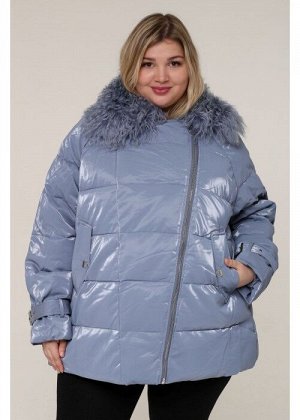 Женская зимняя куртка 20439 Голубой