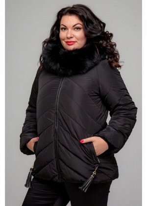 Женская зимняя куртка, А-251, Черный
