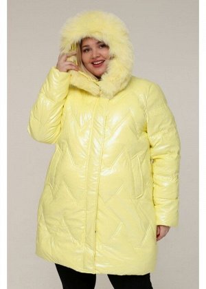 Женская зимняя куртка 20511 Желтый