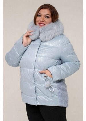 Женская зимняя куртка 20425 Голубой