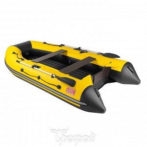 Лодка Алтай А320 (желтый/черный, надувное дно)