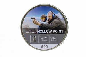 Пуля BORNER "Hollow Point", плевматическая, кал. 4,5мм. (500 шт.), 0,58 гр. (30)