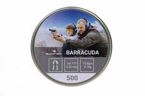 Пуля BORNER "Barracuda", пневматическая, кал. 4,5мм. (500 шт.), 0,70 гр. (30)