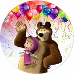 Вафельная картинка на торт, капкейки, пряники Детский праздник №80 (D-14,5)