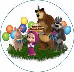 Вафельная картинка на торт, капкейки, пряники Детский праздник №81 (D-14,5)