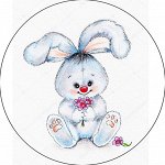 ВАФЕЛЬНАЯ КАРТИНКА НА ТОРТ ЗВЕРЯТА-МАЛЫШАМ №26 (D-14,5 СМ)