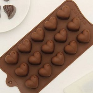 Форма для шоколада и карамели СЕРДЦА