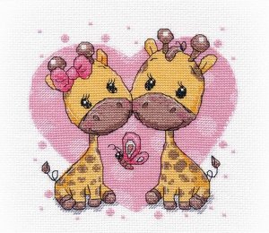 Набор "Влюбленные жирафики"