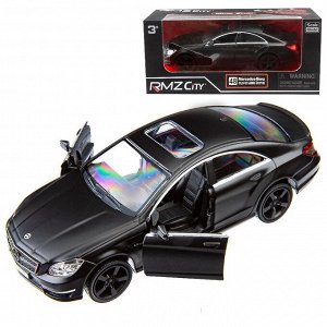 Машинка металлическая Uni-Fortune RMZ City 1:32 Mercedes Benz CLS 63 AMG, инерционная, черный матовый цвет311