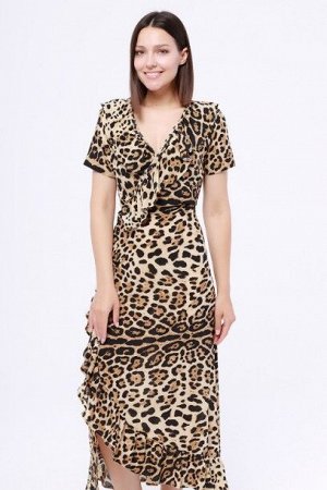 Платье Леопард 865