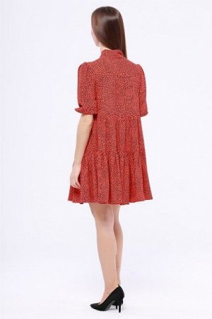Платье Leya Khaim Ярко-красный