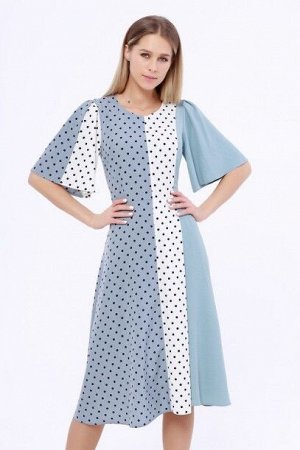 Платье 855 Бледно-голубой