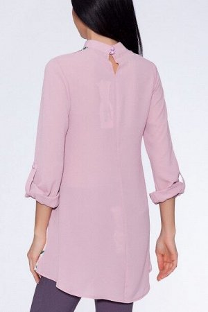 Блуза 486 "Креп", фламинго