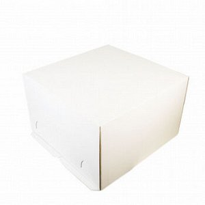 Коробка для торта картонная 30*30*19 см, (Мягкий верх)