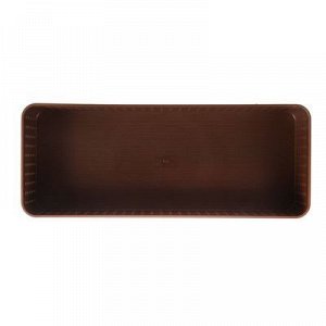 Органайзер для столовых приборов 24х9,5х5 см, цвет коричневый