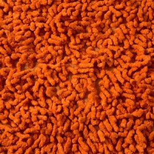 Ковёр «Шегги», 50Х 80 см, цвет оранжевый,Хлопок