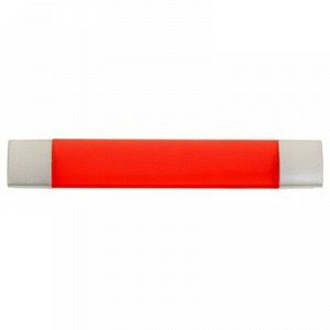Ручка скоба PLASTIC 006, пластиковая, м/о 96 мм, красная