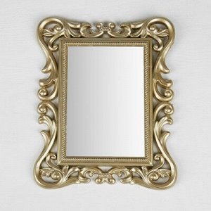 Зеркало настенное «Стиль», зеркальная поверхность 11 ? 16 см, цвет золотистый